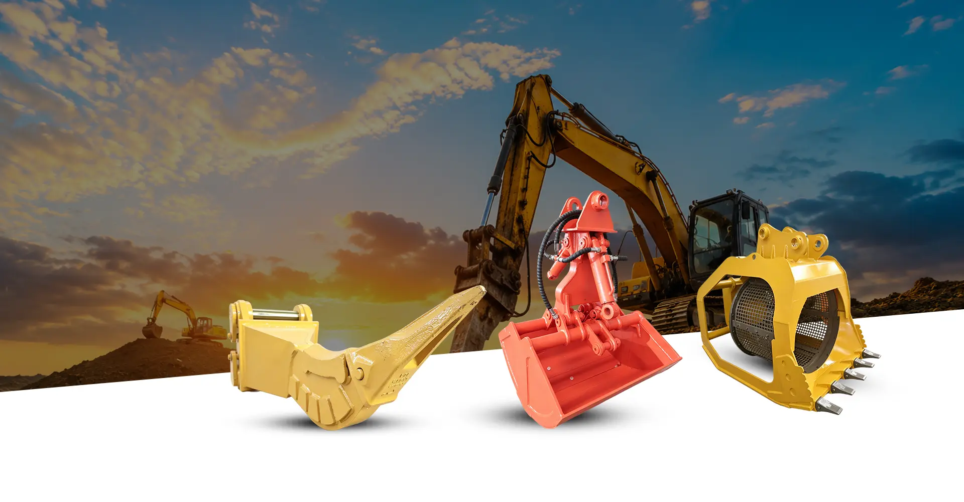 كسارات الحفارات المتينة لتحقيق كفاءة في تكسير الصخور وحفر الخنادق